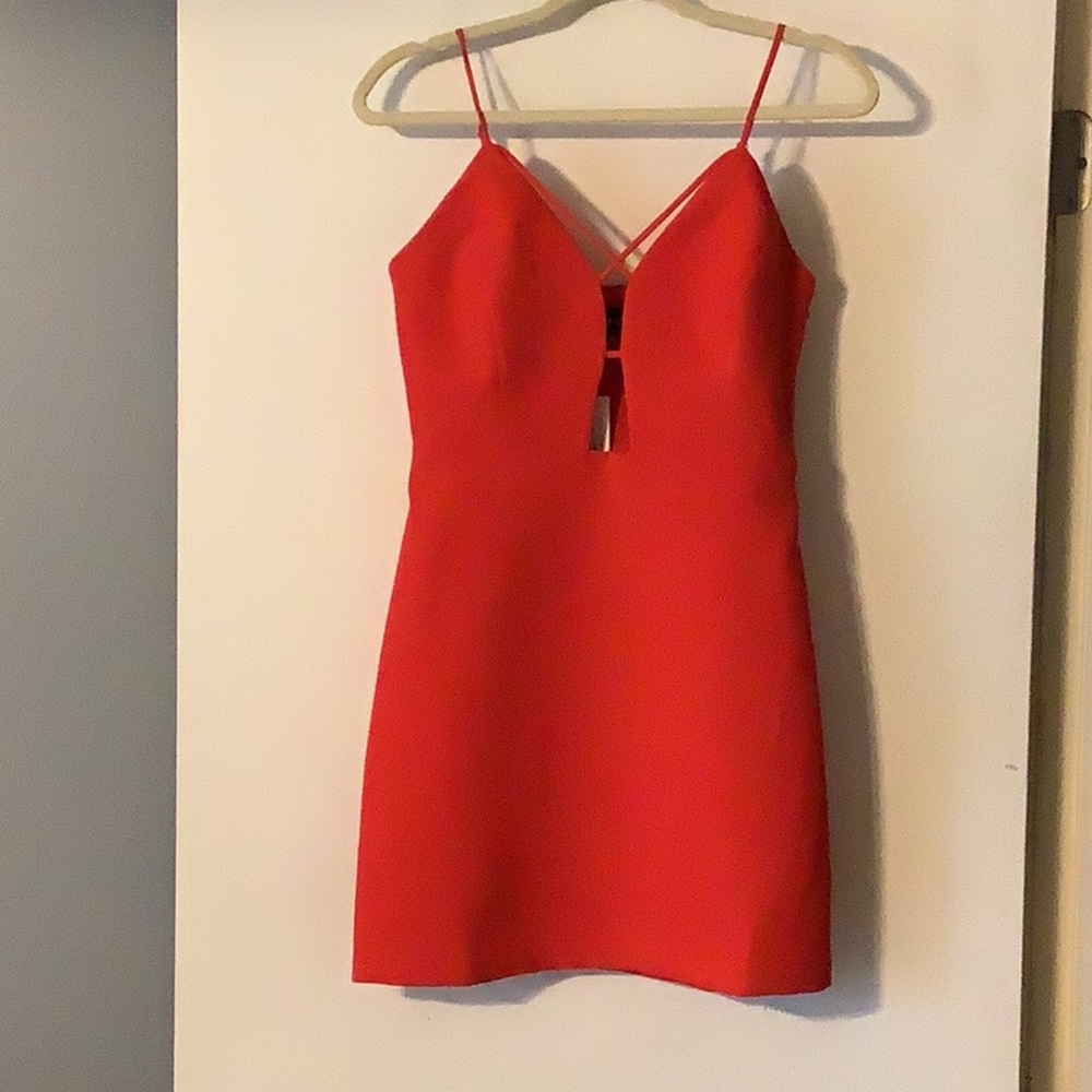 Ladies Red Dress